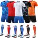 Football Suit Suit Adult Children Boy Sports Training Clothing Short Sleeved Student Kindergarten Jersey Custom Light Board Female_desvips.com