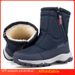 Men's Shoes Northeast Winter Snow Boots Women's Waterproof Non-slip Fleece-ed Thickened Men's Cotton-padded Shoes Riding_desvips.com