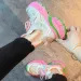 designer Sneakers Womens Casual Thick-sole Trainers Mesh Breathable Candy Color Sneaker Spring Summer Fashion Women_desvips.com
