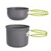 1-2 Person Camping Cookware Set - Lightweight Backpacking Pot & Pan Kit For Hiking Fishing & Picnics - Compact & Portable_desvips.com
