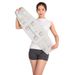 Widened Waist Belt With Steel Plate Fixation, Lumbar Support, Large Size Full Elastic Breathable Support_desvips.com