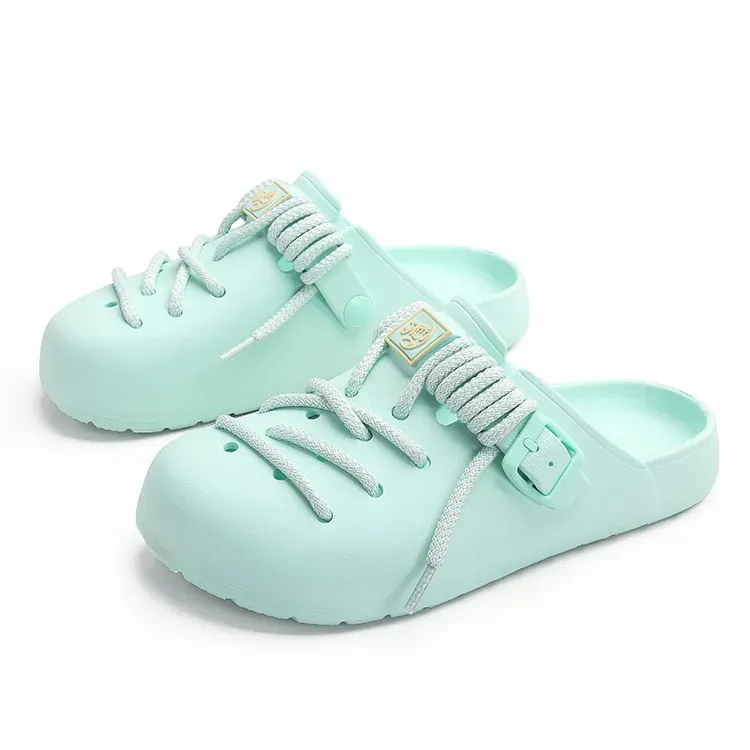 Casual 2025 Summer New Anti Slip Home Men's Style External Wear Boken Hole Shoes Comfortable, Lightweight And Versatile_desvips.com