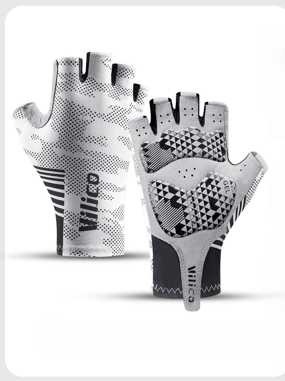 Outdoor Road Cycling Professional Summer Half Finger Shock Absorption Thin Sun Protection Bicycle Sports Fishing Gloves_desvips.com