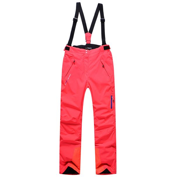 001 Phibee New Women's Thickened Ski With Straps For Adults, Outdoor Warm Fleece Pants_desvips.com