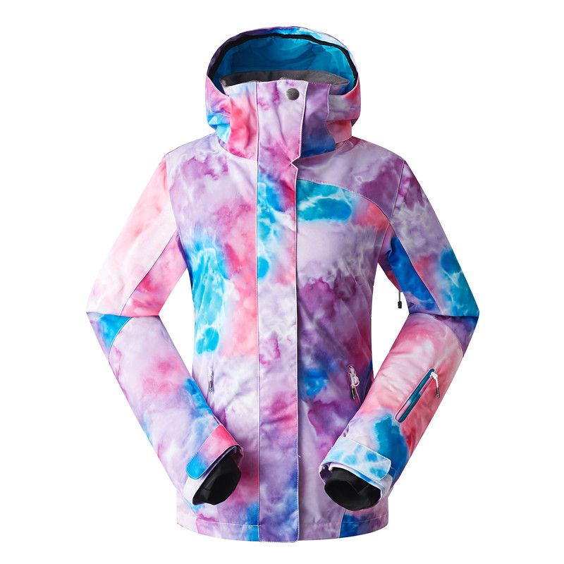001 Gsousnow Suit For Women, Snowboard And Snow Skiing Suit, Waterproof, Windproof, Warm, Breathable Top, Outdoor Ski Jacket_desvips.com