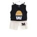 Summer New Vest Boys' Sleeveless Top And Shorts Korean Style Baby Thin Two-Piece Set Children's Clothing Wholesale_desvips.com