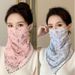 Sun Protection Mask For Women, Full Face Cover, Guard, Mask, Veil, Neck Warmer, Ice Silk Scarf, Women's Sunshade_desvips.com