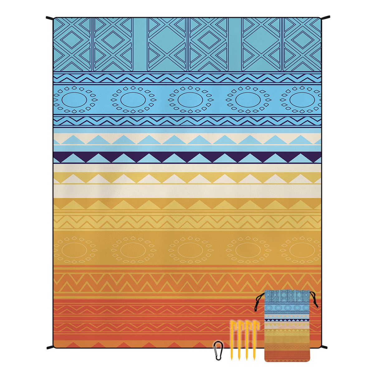 Bohemian Beach Moisture-Proof Outdoor Cushion Picnic Tent Camping Mat_desvips.com