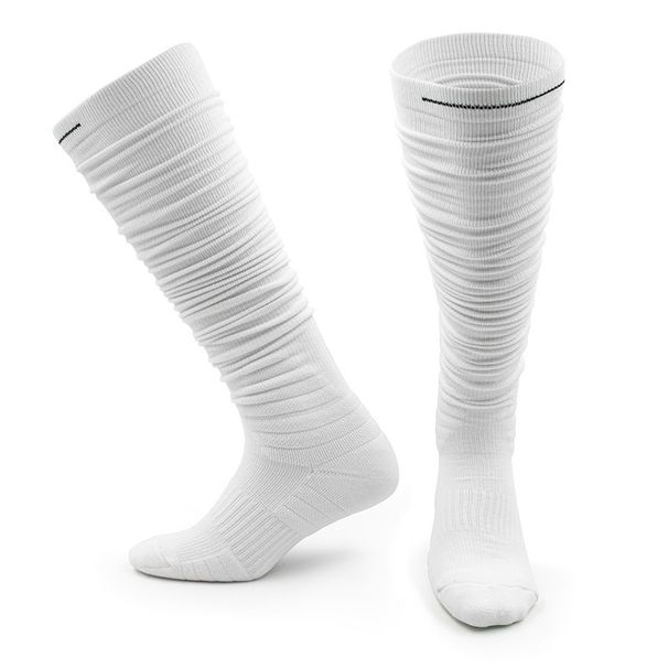 Socks football socks solid color over the knee socks thickened cushioning terry pile socks rugby socks_desvips.com