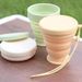 Food Grade Collapsible Water Camping Silicone Outdoor With Lid Telescopic Portable Travel Compression Mouthwash Cup_desvips.com