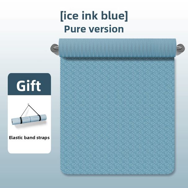 TPE Thickened 15mm Women's Widened 90cm Fitness Yoga Shock Absorption Soundproof Non-Slip Dance Mat_desvips.com