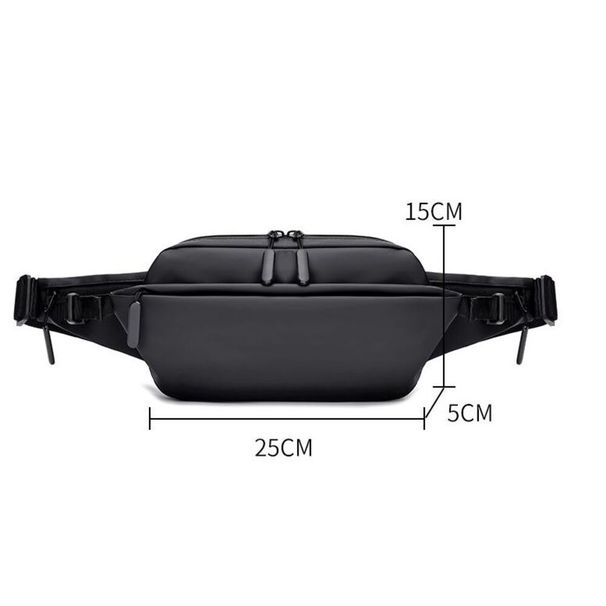 Chest Men's Backpack New Multifunctional Waterproof Waist Outdoor Casual Sports Large Capacity Shoulder Crossbody Bag_desvips.com