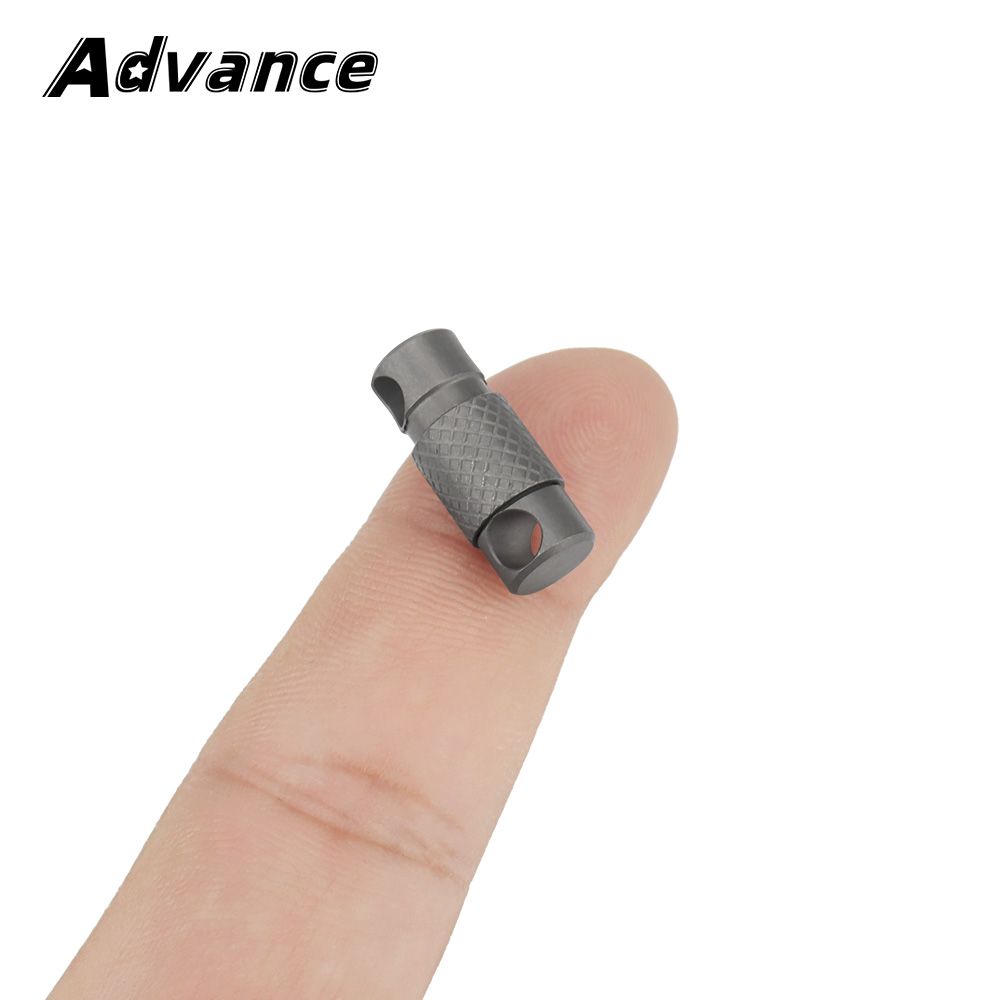Titanium Alloy Mini Small Keychain 360 Degree Rotation Key Buckle Multi-function Outdoor Tool EDC_desvips.com