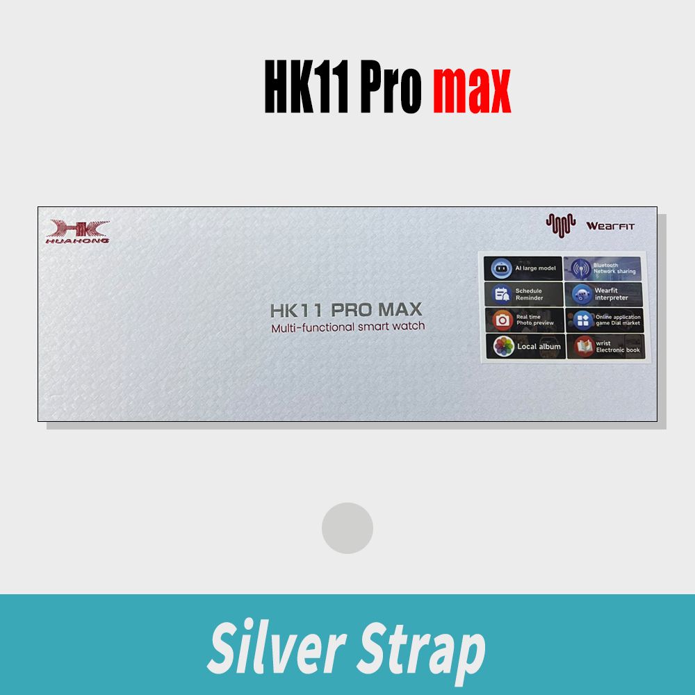 HK11 Pro Max AMOLED Series 10 Smart NFC Compass 2GB Local Album Music Men Women ChatGPT G-Sensor Smartwatch Sport Watch_desvips.com