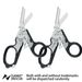 Multifunction First Aid Folding Scissors Outdoor Survival Tool Combination Tactical Scissors/sheath Stainless Steel_desvips.com