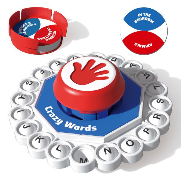 Crazy Letter Word Press Board Game - Fast-Paced Family Party Game Toy_desvips.com