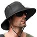 Unisex Hiking camping fishing hat Wide brimmed sun hat men's and women's fighting hat Hiking beach hat Outdoor visor hat_desvips.com