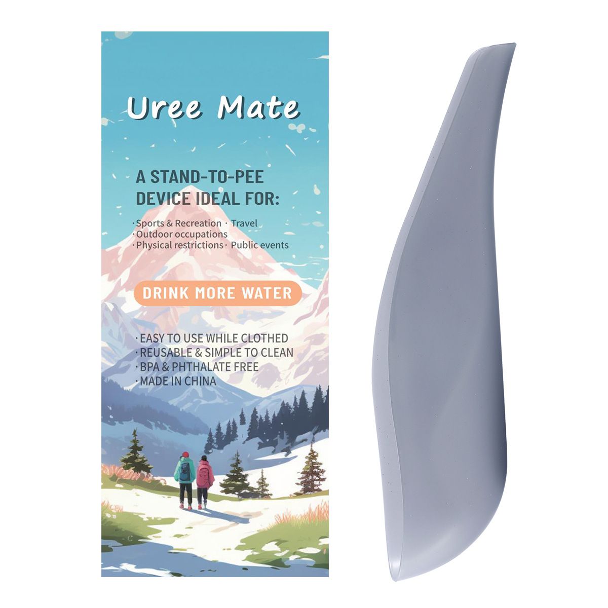 Outdoor Camping Women's Standing Urinal Female Urinal Outdoor Disposable Emergency Use For Pregnant Women And The Elderly With Limited Mobility_desvips.com