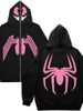 Men's Hoodie Spring Autumn Winter New American Style Full Zip Loose Casual Youth Jacket Street_desvips.com