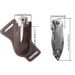 1PC Sheaths EDC Knives Carrier Survival Waist Belt Clip Bag Folding Knife Anti-scratch Leather Cover Pack_desvips.com