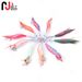 10PCS/Bag Pesca Squid Bait Hook Wooden Shrimp Jig Fishing Lures Hooks Wood Artificial Luminous Jigging Lure With Bag_desvips.com