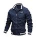 Spring And Autumn Stand-upollarasual Jacket For Outdoor Activities Men's Windproofycling, Fishing, Hiking Stretchy_desvips.com