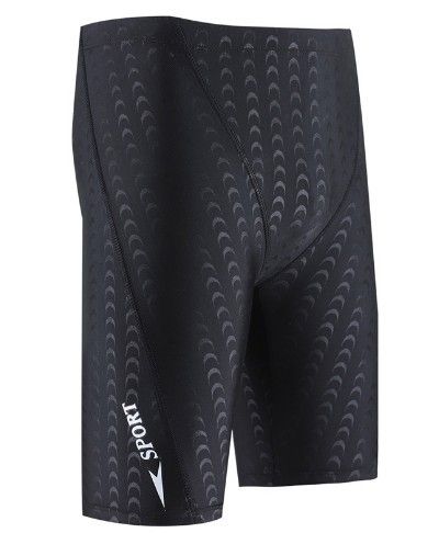 Waterproof Sharkskin Men's Swimming Sports Racing Professional Athlete Swim Trunks_desvips.com