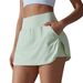 High Waist Cool Sunscreen Tennis Skirt With Pocket_desvips.com