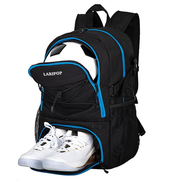 Basketball Backpack For Women Travel Sports Computer Elite Air Cushion Backpack Student Schoolbag For Men With Shoe Compartment_desvips.com