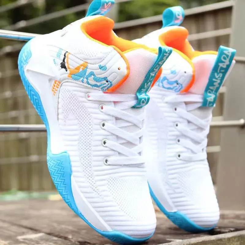 Hot New Fashion High-Top Basketball Men's Casual Shoes Sneakers Free Shipping_desvips.com