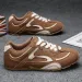 designer Sneakers Casual Retro Brown Trainers Versatile Stylish Comfort Daily Durable Racing Suede Mens Shoes Size 39-44_desvips.com