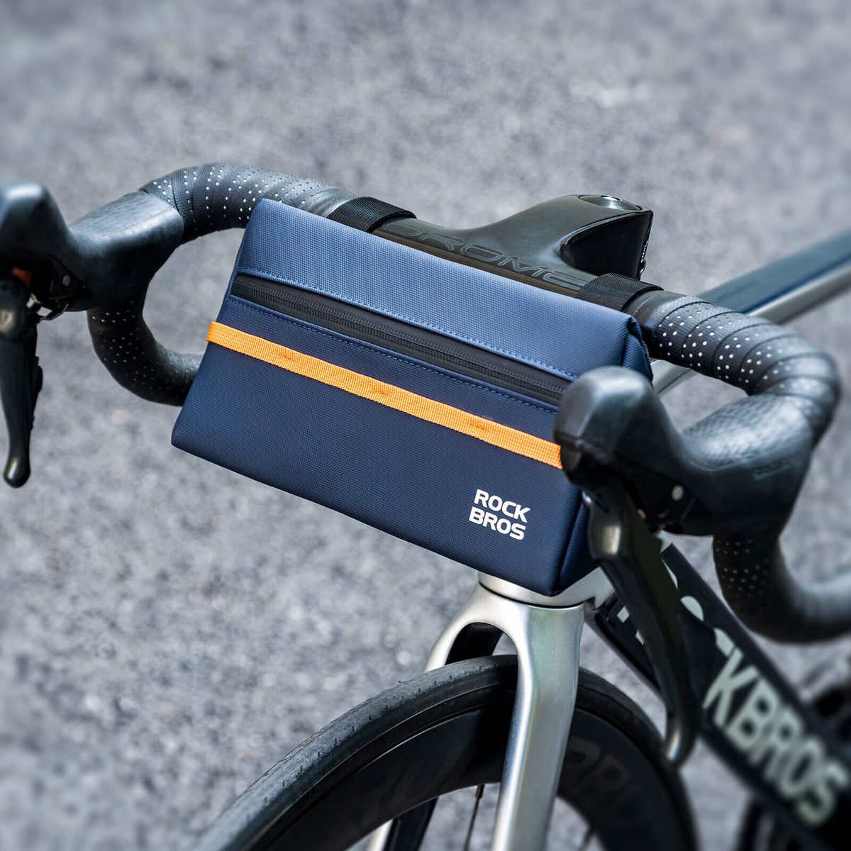 ROCKBROS Bicycle Handlebar Bag Handlebar Bag 6 Color 1.3L for Road Bike MTB Bag_desvips.com