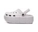 Women's 6CM Platform Hole Shoes - Korean Style EVA Garden Shoes (White Closed-Toe Sandals Summer Beach Wear Non-Slip & Comfortable)_desvips.com