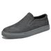 New Men's Fashion Simple Versatile Cowhide Casual Shoes Comfortable Convenient Slip-On Low-Top Lace-Up Sneakers_desvips.com
