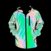 Men's Night Reflective Windproof Hooded Jacket Hip-hop Streetwear Couple Trend Coat For Outdoor Cycling Jogging Safety_desvips.com