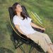 Wen Yan Supply High Back Moon Portable Fishing Stool Art Student Sketching Outdoor Camping Folding Chair_desvips.com