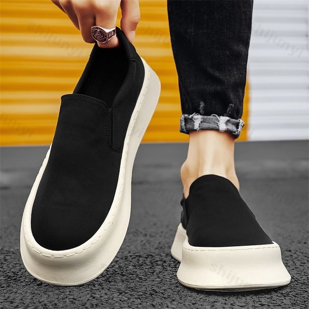 Men's Summer 2025 New Breathable Fashion Trend Veatile Casual Cloth Shoes Slip On Comfortable Lightweight Sport_desvips.com