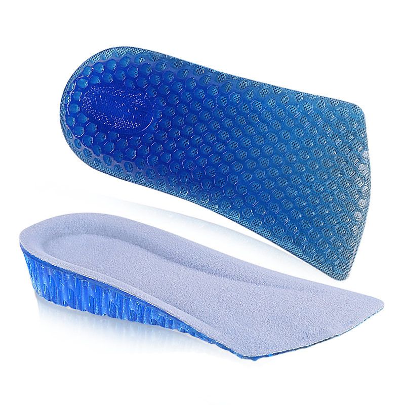 Suitable For All Seasons Physical Sports Shoes 3cm Honeycomb Elastic Invisible Height Increase Half Insole Soft Shock Absorption Breathable_desvips.com