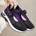 Women's shoes Breathable light comfortable casual shoes flying woven shoes_desvips.com