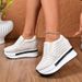 Breathable Hollow Out Thick Bottom Sneakers Women 2026 Autumn Chunky Platform High Heel Casual On Non Slip Shoes_desvips.com