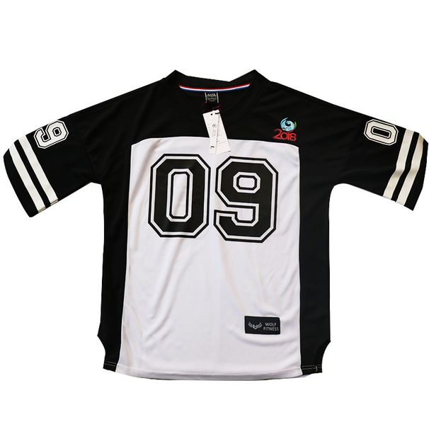 NEW Brand Men Tshirt Quick Dry Breathable T-shirts Men Soccer Jersey Shirt Sports Loose Bodybuildi T-shirt Size M-XXL_desvips.com