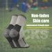 Men's Merino Wool Moisture Wicking Outdoor Thicken Warm Hiking Heavy Cushion Quarter Socks 4 Pairs Euro Size 43-46_desvips.com
