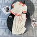 Women's Clothing celebrity casual short sports suit for women summer new style high fashion short sleeved temperament skirt two piece suit_desvips.com