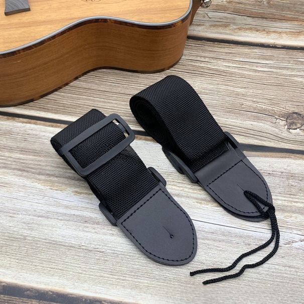 Ethnic-style Guitar Strap, Widened Thick, For Acoustic Guitar, Made Of Polyester With Printed Design, Crossbody Style,_desvips.com