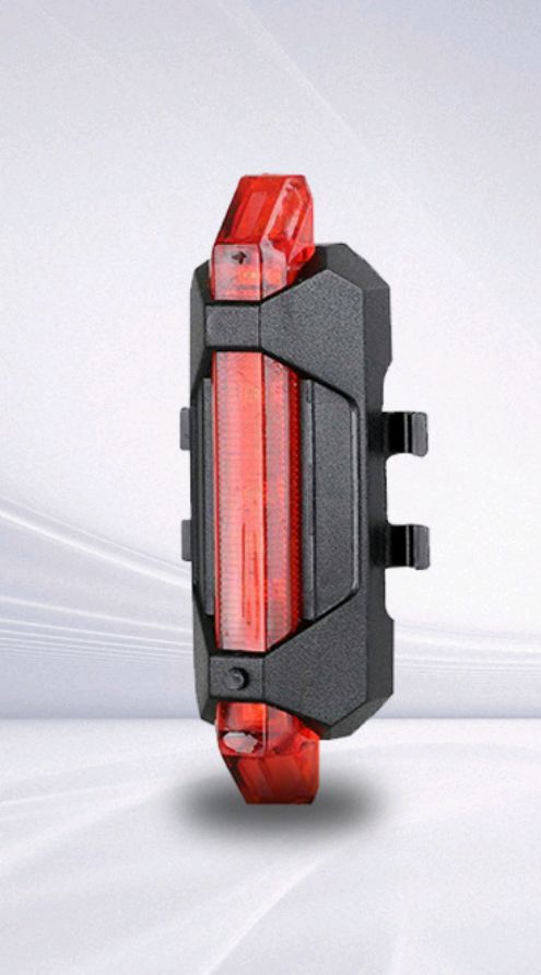 USB Rechargeable LED Warning Night Bicycle Tail Light Mountain Bike Riding Gear_desvips.com