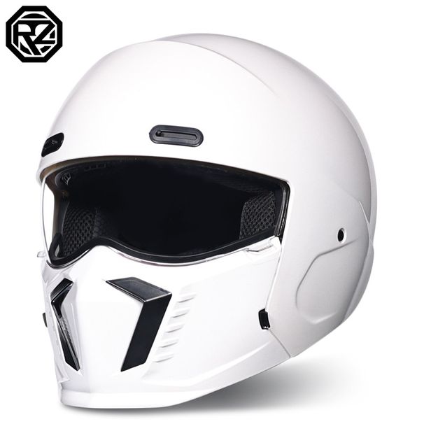 warrior combination scorpion helmet retro motorcycle cruise motorcycle helmet lightweight full helmet_desvips.com