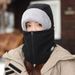 LazyZoom Winter Women, Electric Bike Riding, Warmth Essential, Windproof Mask, Neck Warmer, Integrated Head Cover, Ear_desvips.com