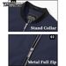 TACVASEN Men's Varsity Autumn Lightweight Windproof Full Zip Up Bomber Jacket Waterproof Outdoor Sports Casual Coat_desvips.com