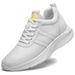 Summer New Breathable Fly Knit Men's White Sneakers, Korean Style Trendy Sports Casual , Height Increasing 8CM Mesh_desvips.com