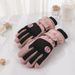 Winter Ski Men And Women, Cold-Proof, Fleece-Lined, Thickened, Windproof, Waterproof, Non-Slip, Touchscreen Gloves For_desvips.com